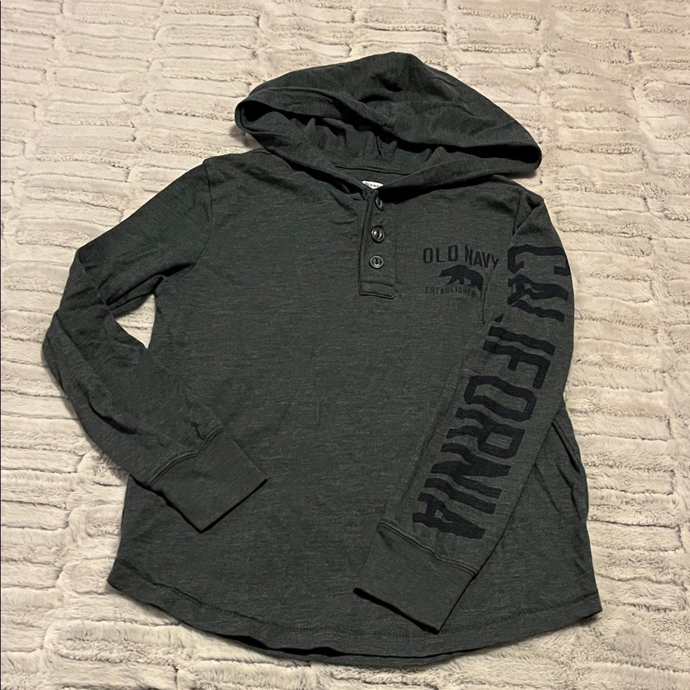 Old Navy Dark Gray Kids Hoodie